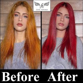 img 3 attached to 🔴 Jane Angels Red Hair Mask: Brazilian Hydration Mask with Ojan Oil + Murumuru for Color Depositing & Salon-Quality Results (Red Mask)