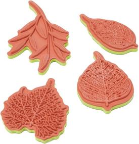 img 2 attached to 🍃 Inkadinkado Stamping Gear Cling Stamps: Fossil Leaves Designs | Shop Now