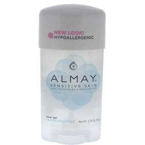 img 1 attached to 🌿 Almay Sensitive Skin Clear Gel Anti-Perspirant & Deodorant - Fragrance Free, 2.25 Ounce: Gentle Protection for Sensitive Skin