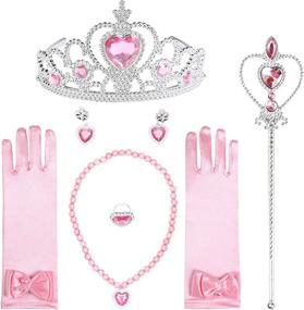 img 2 attached to 👑 Princess Costume Accessories for Girls by ReliBeauty