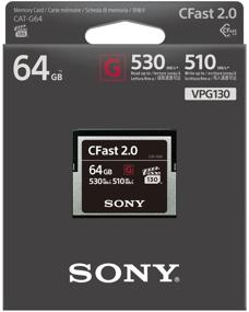 img 1 attached to Sony High Performance CAT-G64 💾 64GB CFast G Series 2.0 Memory Card