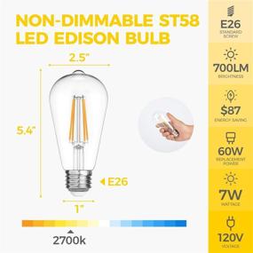 img 3 attached to 💡 OmiBrite E26 Edison Bulbs for Industrial Electrical Applications