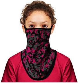 img 3 attached to 🧣 FMDAN Gaiter Bandana Multicolored 200121A: Stylish Boys' Accessories for All-Out Adventure!