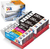 st@r ink compatible canon 280 281 xxl ink cartridge replacement (1 set+2 pgbk) for pixma tr7520 tr8520 tr8620 ts6120 ts6220 ts6320 ts9120 ts8120 ts8220 ts8320 printer, 7 packs logo