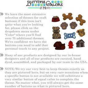 img 2 attached to 🧵 Buttons Galore and More: Unleash Your Creativity with a Diverse Collection of Novelty Buttons and Embellishments for DIY Crafts, Scrapbooking, Sewing, and More!