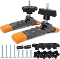 🔧 20pcs t-track hold down clamps - 2 pack & t-bolt kit | woodworking and clamps - quick-changing design | practical t track accessories logo