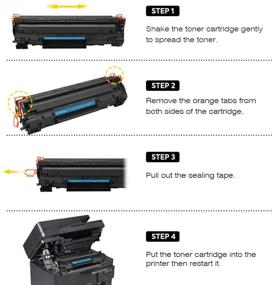 img 3 attached to 🖨️ S SMARTOMNI 4-Pack Compatible Toner Cartridge Replacement for HP 83A CF283A - Black, for HP Laserjet Pro MFP M225dn M225dw M127fw M127fn M201dw M201n M125nw M125a Printer Series