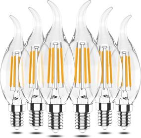 img 4 attached to 💡 Fondiiz Equivalent Candelabra Filament Non Dimmable - Unbeatable Lighting Efficiency