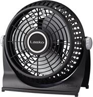 💨 lasko breeze machine 507: pivoting 2-speed floor/table fan - black, effective household cooling solution logo