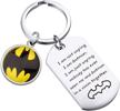 🦇 wsnang movie inspired bat hero man keychain - perfect gift for movie fans and fandom jewelry enthusiasts logo