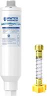 waterspecialist rv inline water filter with nsf certification - eliminates chlorine, odor, rust, sediments and more - enhanced for rvs - includes hose protector - 1 pack logo
