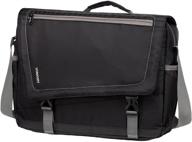 🎒 men's lightweight water resistant messenger bag for 15.6 inch laptop, ideal for school, office, and shoulder carry logo