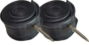 img 2 attached to 🚲 Street Fit 360 26-inch Presta Valve Inner Tubes - Choose Tube Size & Valve Length/Type - 1 Pack & 2 Pack Bundle - Presta Valve Stem - Bike Tubes