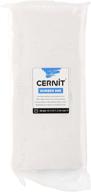 cernit 1-piece clay n1 500 g – opaque white, enhanced for better seo logo