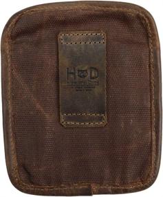 img 3 attached to 🧰 Hide & Drink Waxed Canvas Belt Marker Pouch: Durable Pocket Organizer, Pen Holder, Stationery Accessory with Handmade Craftsmanship and 101 Year Warranty