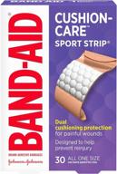 🏃 пластырь band-aid sport strip/extra wide - 30 штук для активного образа жизни логотип