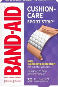 img 4 attached to 🏃 Пластырь Band-Aid Sport Strip/Extra Wide - 30 штук для активного образа жизни