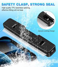 img 1 attached to 📱 YIWEVEN Waterproof Phone Case – [2-Pack] Universal IPX8 Waterproof Phone Pouch for iPhone 12/12 Pro Max/11/11 Pro/XS Max/XR/Samsung S20/ S10/A51 up to 7”, Dry Bag for Beach Kayaking Travel: Protect Your Phone Anywhere!