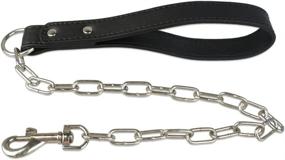 img 1 attached to 🐶 Spiked Studded Leather Dog Collars, Harnesses & Leashes 3-Piece Matching Set for Medium & Large Pitbulls and Boxers