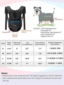 img 3 attached to Pawaboo Backpack Adjustable Easy Fit Traveling Dogs