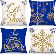 cdwerd christmas decorations decorative pillowcase bedding logo