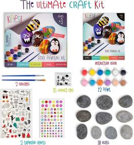 img 3 attached to 🎨 KipiPol Rock Painting Kit for Kids: Unleash Creativity and Fun!
