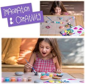 img 1 attached to 🎨 KipiPol Rock Painting Kit for Kids: Unleash Creativity and Fun!