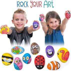 img 2 attached to 🎨 KipiPol Rock Painting Kit for Kids: Unleash Creativity and Fun!
