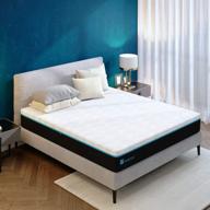 avenco twin memory foam mattress in a box - 10 inch gel-infused twin bed mattress with plush removable cover - certipur-us & ispa certified for ultimate comfort & support логотип