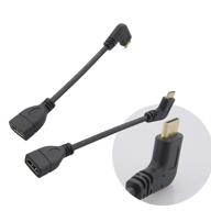 🔌 seadream 6" mini hdmi right-toward male to hdmi female cable adapter - high speed and 90 degree connector logo