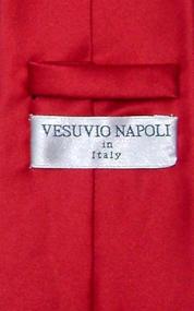 img 1 attached to Vesuvio Napoli NeckTie Solid Color