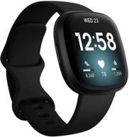 💪 fitbit versa 3, черный: ваш идеальный спутник для фитнеса. логотип