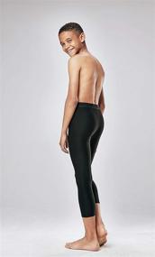 img 2 attached to DEVOPS Compression Baselayer Running Leggings Boys' Clothing ~ Active