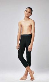 img 1 attached to DEVOPS Compression Baselayer Running Leggings Boys' Clothing ~ Active