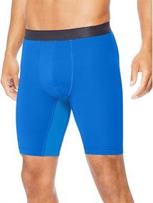 img 1 attached to 🩲 Hanes Sport Men's Compression Shorts for Enhanced Performance