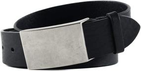 img 3 attached to Handmade Leather Casual Genuine HoffeBelts Men's Accessories for Belts