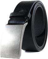 handmade leather casual genuine hoffebelts men's accessories for belts логотип