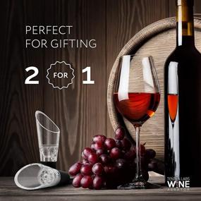 img 1 attached to 🍷 TenTen Labs Wine Aerator Pourer (2-pack) - High-Quality Decanter Spout - Gift Box Included