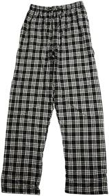 img 2 attached to 🔴 Hanes Large Flannel Plaid Lounge 41519