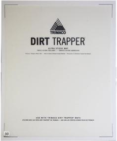 img 3 attached to 🛡️ Trimaco 01265 Dirt Trapper Ultra Sticky Mat 30-Layer Refill, 24x30 inches, Transparent