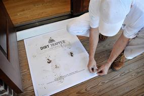 img 2 attached to 🛡️ Trimaco 01265 Dirt Trapper Ultra Sticky Mat 30-Layer Refill, 24x30 inches, Transparent