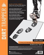 🛡️ trimaco 01265 dirt trapper ultra sticky mat 30-layer refill, 24x30 inches, transparent логотип