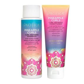 img 4 attached to 🍍 Pacifica Beauty Pineapple Curls Defining Shampoo + Conditioner: Vegan & Cruelty-Free Haircare for Curly and Textured Hair with Hyaluronic Acid, Sulfate, Silicone, and Paraben-Free Formula