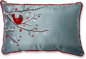 img 4 attached to Pillow Perfect Rectangular Holiday Cardinal