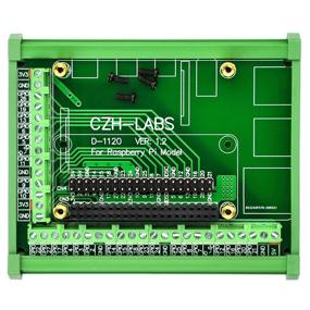 img 2 attached to 🔌 DIN Rail Mount Screw Terminal Block Adapter Module for Raspberry Pi: A Perfect Fit for A+ 3A+ B+ 2B, 3B 3B+ 4B Zero Zero-W