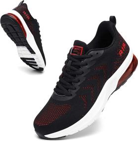 img 2 attached to TUBYGO Breathable Lightweight Athletic Numeric_12_Point_5 Men's Shoes in Athletic