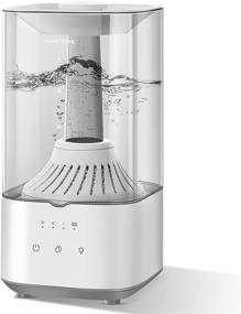 img 4 attached to 🌬️ SmartDevil Ultrasonic Cool Mist Humidifier, 4.5L Top Fill for Bedroom & Large Room, Quiet Air Humidifier with Constant Humidity Control, Essential Oil Tray for Home, Office, Baby, Plants