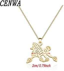 img 3 attached to CENWA Gold Tone Poodle Pendant Necklace - Perfect Sorority Gift