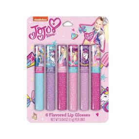 img 3 attached to 👄 Taste Beauty JoJo Siwa Lip Gloss Set with 6 Delicious Flavors