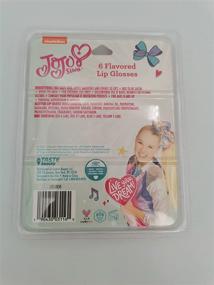 img 1 attached to 👄 Taste Beauty JoJo Siwa Lip Gloss Set with 6 Delicious Flavors